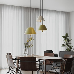 led pendel ø lys macaron loft hængelamper moderne simpelt hænge lys unikt design lampe armatur til restaurant bar kaffe spisestue ledning justerbar