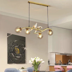 83cm LED-pendel dyrelement geometriske former enkelt design pendel metal kunstnerisk stil moderne stil sputnik malet finish moderne nordisk stil