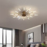 80/105/105/128/128 cm loftslampe sputnik design flush metal kunstnerisk stil moderne stil blomsterstil malet finish led