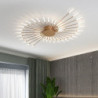 80/105/105/128/128 cm loftslampe sputnik design flush metal kunstnerisk stil moderne stil blomsterstil malet finish led