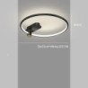 led loftslampe dæmpbar 55cm geometriske former flush mount lys metal stilfuld malet finish moderne moderne