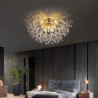 54/55/56/58 cm fyrværkeri design flush loft lys led metal moderne stil blomsterstil geometrisk galvaniseret nordisk stil