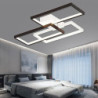 60cm led loftslampe flush mount lys aluminium malet finish moderne / ce certificeret kun dæmpbar med fjernbetjening