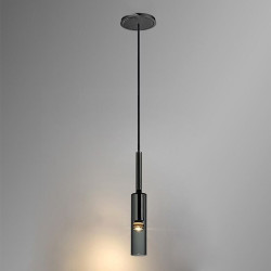 7cm Pendant Lantern Desgin Vedhæng Lys Kobber Glas Messing Moderne