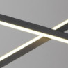 led pendel linje design 120cm sort guld metal kunstnerisk stil moderne stil kontor