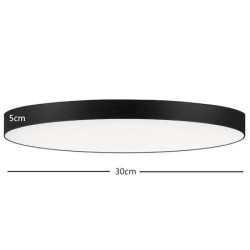 30cm led loftslampe basic moderne mat multi-skærm dæmpbare flush mount lys plast skål malet finish ac