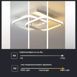 24cm loftslampe led flush mount lys metal moderne stil malet finish