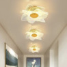 led loftslampe 19cm blomsterdesign 1-lys metal led flush mount lys metal moderne stil malede finish til korridor