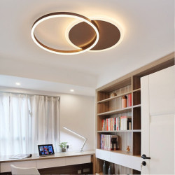 led loftslampe 40cm cirkelring design indbygningslys aluminium nyhed kunstnerisk moderne enkel stue kontor soveværelse...