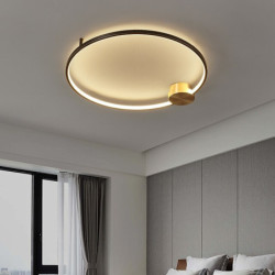 60cm loftslampe dæmpbar cirkel / rund design loftslamper kobber moderne stil klassisk nyhed led moderne