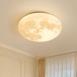 led dæmpbar loftslampe 32,5cm akryl loftpanellampe minimalistisk lagdelt design stue spisestue lys ac220v kun dæmpbar med fjernbetjening