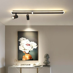 80/100cm loftslampe led spotLys metal kunstnerisk stil moderne stilfuld malet finish