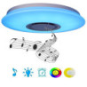 40cm loftslampe bluetooth musik absorption kuppel lys led farverig historie lys mobiltelefon smart app master soveværelse lys