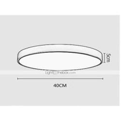 1-lys 40cm dæmpbar loftslampe led indbygningslys akryl led / rohs