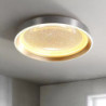 led loftslys cirkel design 40cm loftslampe moderne kunstnerisk metal akryl stil trinløs dæmpning soveværelse malet finish lyser kun dæmpbare med fjernbetjening