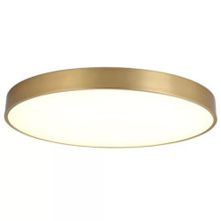 40cm led loftslampe basic stil nordisk guld flush mount lys moderne messing metal