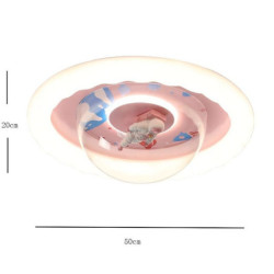 dæmpbar led loftslampe til børneværelse astronaut design 20″ kreativ enkelhed ballonlys soveværelse tegneserie loftslampe