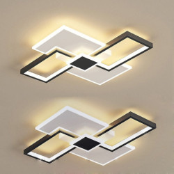 LED-loftsbelysning 37 46 cm geometriske former indfældningslys metal moderne stil geometriske malede finish førte moderne