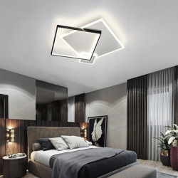 50cm dæmpbare geometriske former loftslamper aluminium stilfulde malede finish moderne moderne