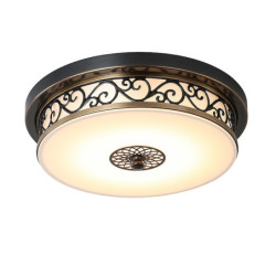 30cm loftslampe led flush mount lys metal bronze vintage traditionel / klassisk country