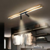 80cm LED-dæmpbar loftslampe med spotlys LED-indbygningslamper metal kunstnerisk stil stilfuld malet finish kunstnerisk LED