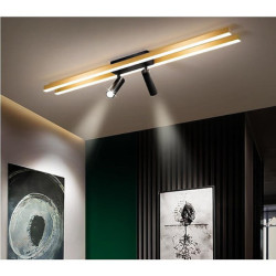 80cm LED-dæmpbar loftslampe med spotlys LED-indbygningslamper metal kunstnerisk stil stilfuld malet finish kunstnerisk LED