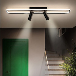 LED-loftsbelysning med spotlys 60/100cm geometriske former indfældningslys metal kunstnerisk stil formel stil moderne stil...