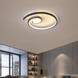 42cm 52cm ledet loftlampe rundt spiral design nyt soveværelse lampe førte ny mode enkel værelse loftlampe personlig aluminium...