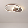 2-Lys 55cm Geometriske former Skyllemonteringslys Aluminium Børstet Malede finish LED Chic og moderne / CE