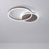 2-Lys 55cm Geometriske former Skyllemonteringslys Aluminium Børstet Malede finish LED Chic og moderne / CE