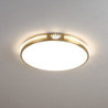 led loftslys dæmpbart messing 30/40/50cm cirkeldesign geometriske former loftslamper kobber varm hvid kold hvid