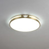 led loftslys dæmpbart messing 30/40/50cm cirkeldesign geometriske former loftslamper kobber varm hvid kold hvid