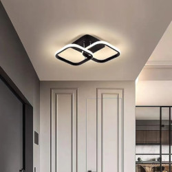 24cm semi flush mount Loftlampe metal malede finish led nordisk stil 3000/6000k