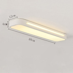 12 cm geometriske former forsænket lys led loftslamper metal akryl malet finish led moderne / ce certificeret