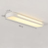 12 cm geometriske former forsænket lys led loftslamper metal akryl malet finish led moderne / ce certificeret