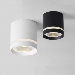 led spot lys loftslampe 5cm geometriske former flush mount lys aluminium kunstnerisk stil stilfuld malet finish led moderne
