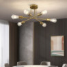 led loftslampe 6 hoveder 70cm sputnik design lysekrone metal kunstnerisk stil sputnik industrimalet finish kunstnerisk nordisk stil