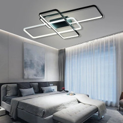 led loftslamper 3-lys 41″*24cm led loftslampe aluminium flush mount lys led moderne stil spisestue soveværelse lys kun dæmpbar...