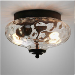 ledet loftlampe 23 cm globus design flush mount lys metal kunstnerisk stil nyhed stilfuld malet finish kunstnerisk ø