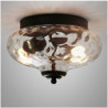 ledet loftlampe 23 cm globus design flush mount lys metal kunstnerisk stil nyhed stilfuld malet finish kunstnerisk ø