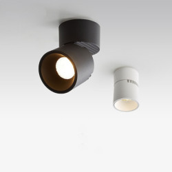 led loft spotLys roterende 7,9 cm varm hvid/sort 3000k 20w lampe loft spotLyss overflade moderne led loftslampe brugt i køkken...