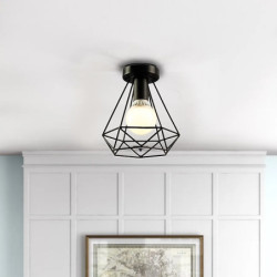 led loftslampe 20cm retro design indbygningslamper metal loftslampe til korridor veranda bar kreativ loft balkon lamper