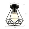 led loftslampe 20cm retro design indbygningslamper metal loftslampe til korridor veranda bar kreativ loft balkon lamper