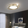 46/56 cm cirkeldesign indbygget loftslampe ledmetal moderne stil stilfuld malet finish moderne moderne