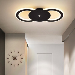 35cm nyt LED-loftslys moderne sort hvid veranda lampe korridor lampe soveværelse stue lampe moderne enkel kreativ væglampe...