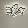 led loftslampe lotus design 70cm loftslampe moderne kunstnerisk metal akryl stil trinløs dæmpning soveværelse malet finish lys kun dæmpbar med fjernbetjening blomster design