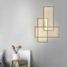 dæmpbar plan væglampe led loftslampe metal lagdelt moderne stil stilfuld malet finish