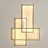 dæmpbar plan væglampe led loftslampe metal lagdelt moderne stil stilfuld malet finish