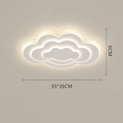 55cm loftslampe led sky design restaurant lampe moderne nordisk stil soveværelse børneværelse