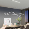 led pendel linje design 120cm sort guld metal kunstnerisk stil moderne stil kontor